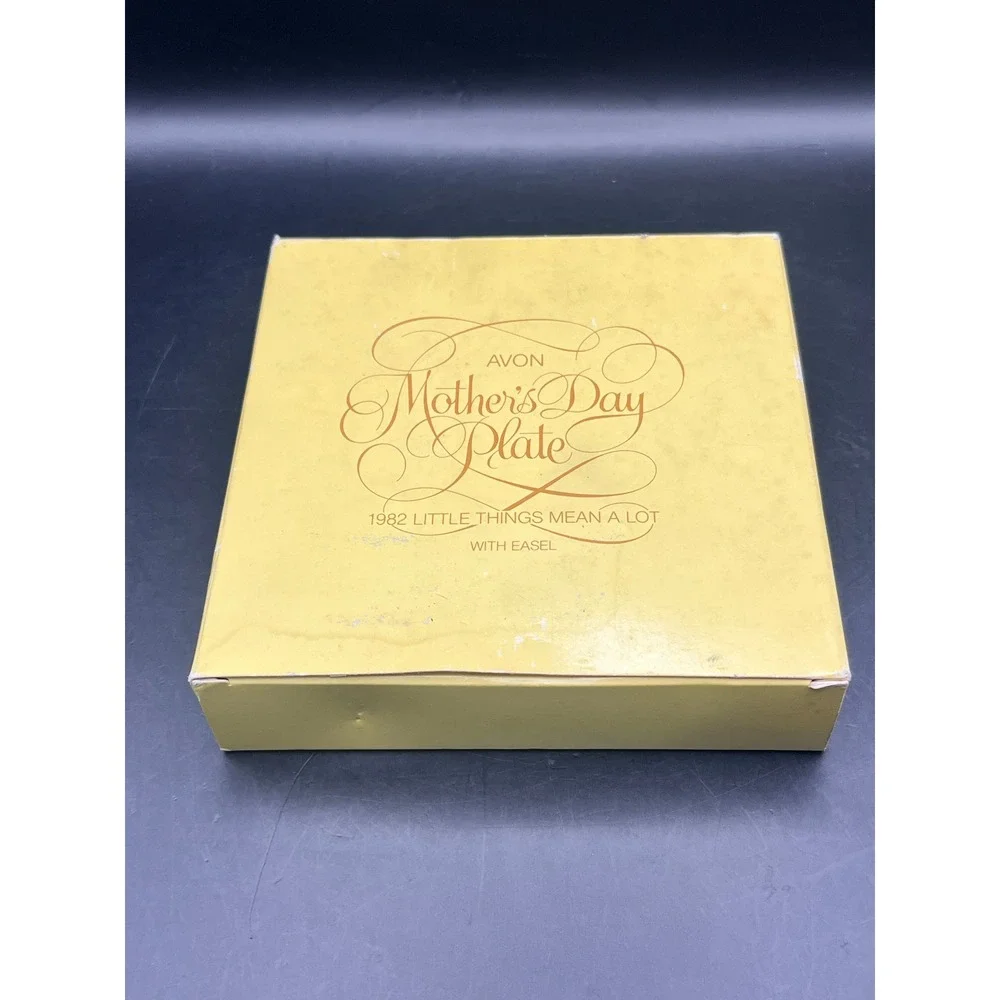 Avon Cherished Moments Last Forever Mothers‎ Day Small Plate 1981 In Box Decor